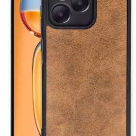 Realme Note 50 4G Kılıf Aras Deri Kapak - Taba-(5796)