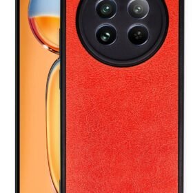 Realme 12 5G Kılıf Aras Deri Kapak - Kırmızı-(5796)