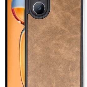 Oppo A38 Kılıf Aras Deri Kapak - Taba-(5796)