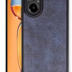 Realme 12 Lite Kılıf Aras Deri Kapak - Lacivert-(5796)