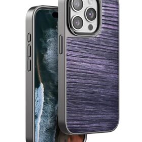 iPhone 14 Pro Max Wave Kapak - Derin Mor-(5796)