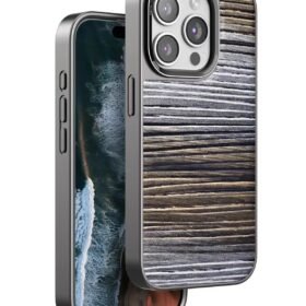 iPhone 14 Pro Max Wave Kapak - Sarı-(5796)