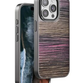 iPhone 15 Pro Max Wave Kapak - Pembe-(5796)