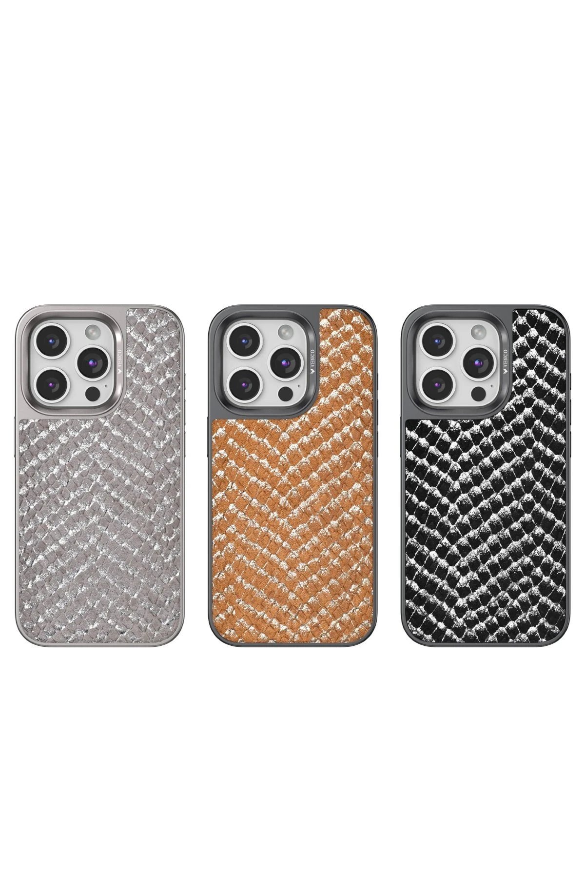 iPhone 14 Pro Viper Kapak - Kahverengi-(5796) - Görsel 3