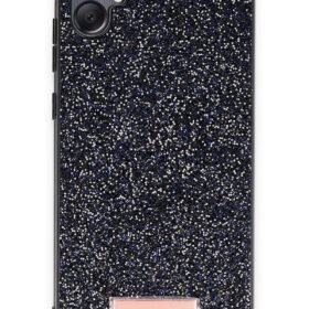 Samsung Galaxy A05 Bright Simli Kapak - Siyah-(5796)