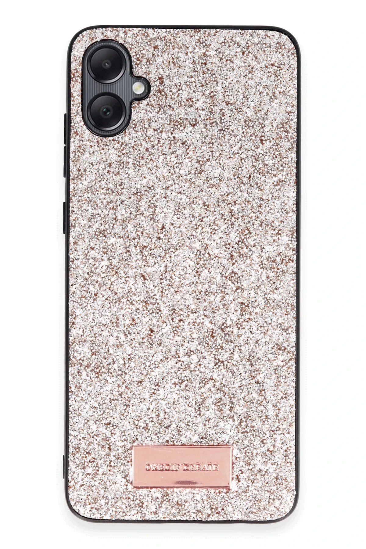 Samsung Galaxy A05 Bright Simli Kapak - Gold-(5796)