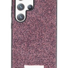 Samsung Galaxy S23 Ultra Bright Simli Kapak - Derin Mor-(5796)