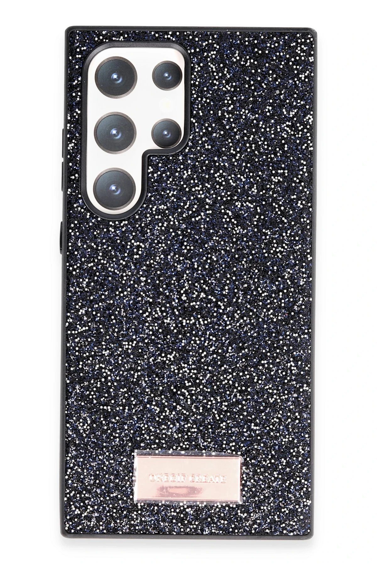 Samsung Galaxy S24 Ultra Bright Simli Kapak - Siyah-(5796)