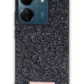 Xiaomi Redmi 13C Bright Simli Kapak - Siyah-(5796)