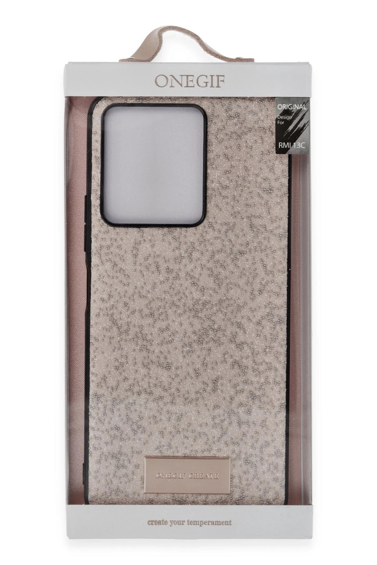 Xiaomi Redmi 13C Bright Simli Kapak - Siyah-(5796) - Görsel 3