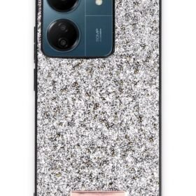 Xiaomi Redmi 13C Bright Simli Kapak - Gümüş-(5796)