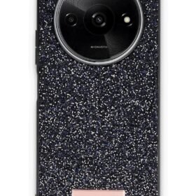 Xiaomi Redmi A3 4G Bright Simli Kapak - Siyah-(5796)