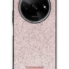 Xiaomi Redmi A3 4G Bright Simli Kapak - Pembe-(5796)