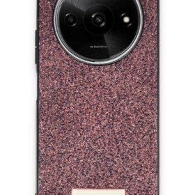 Xiaomi Redmi A3 4G Bright Simli Kapak - Derin Mor-(5796)