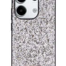 Xiaomi Redmi Note 13 Pro 4G Bright Simli Kapak - Gümüş-(5796)