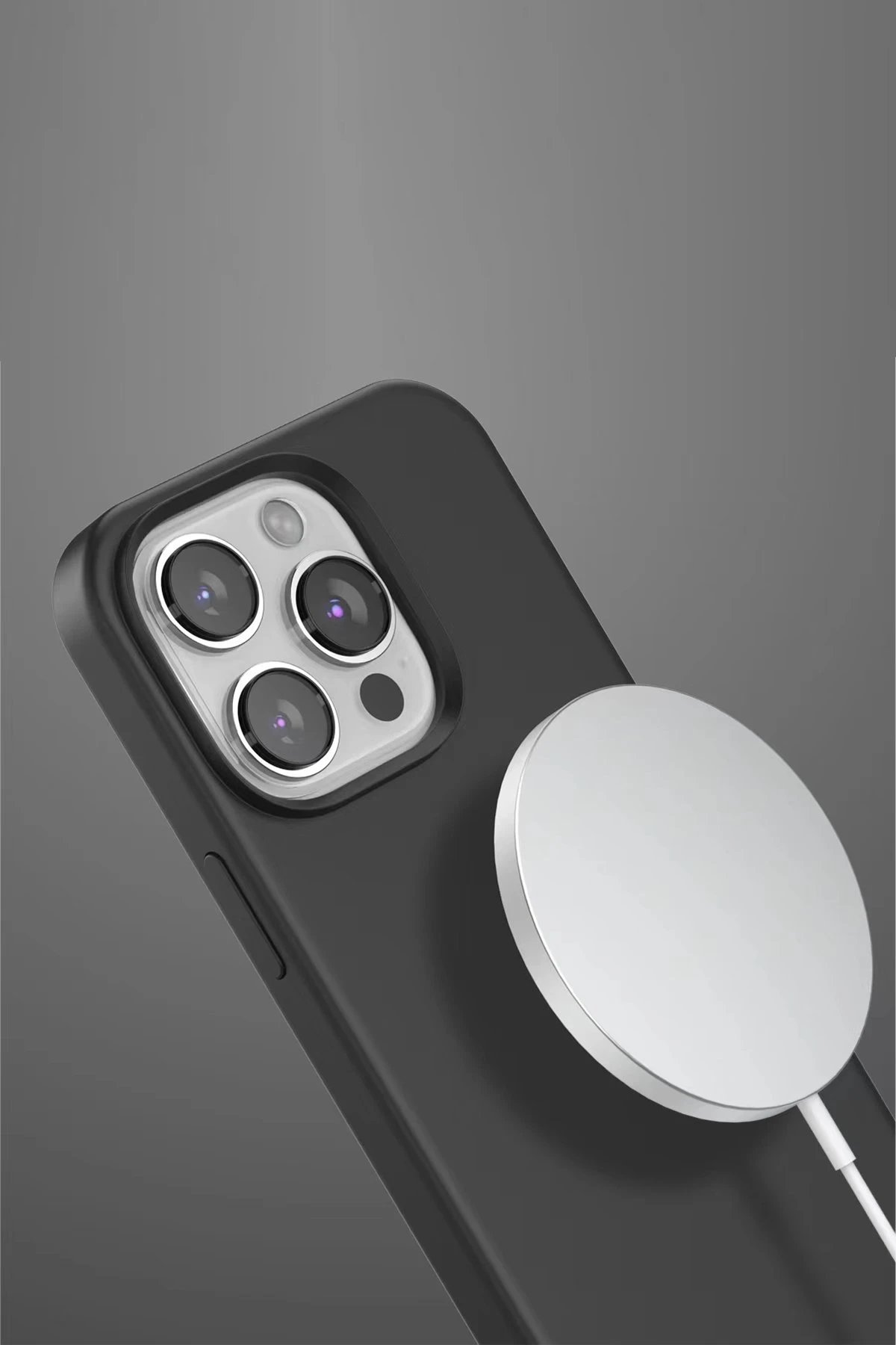 iPhone 14 Pro Max Home Magsafe Kapak - Siyah-(5796) - Görsel 3