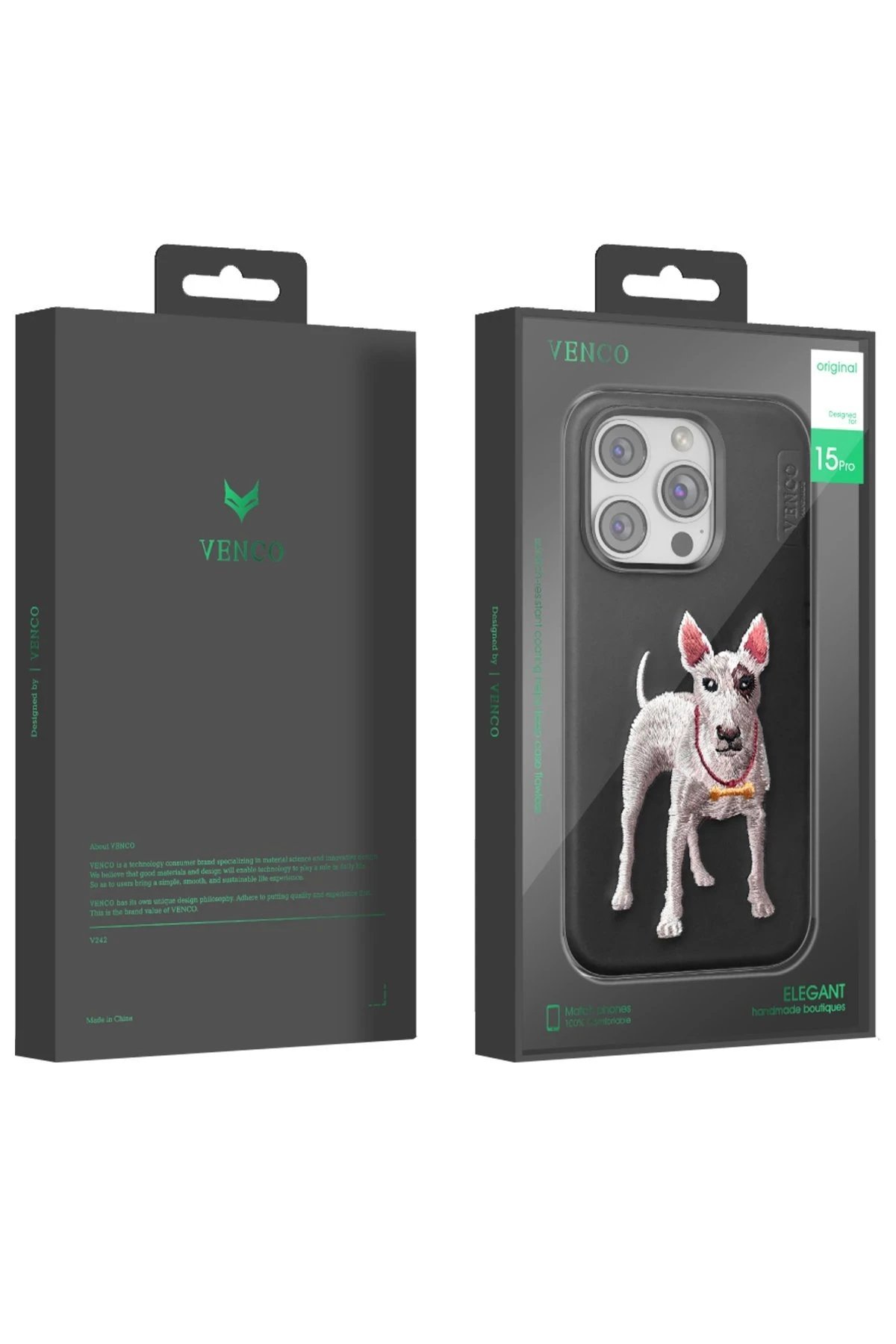 iPhone 14 Pro Max Perma Desenli Kapak - Siyah-(5796) - Görsel 5