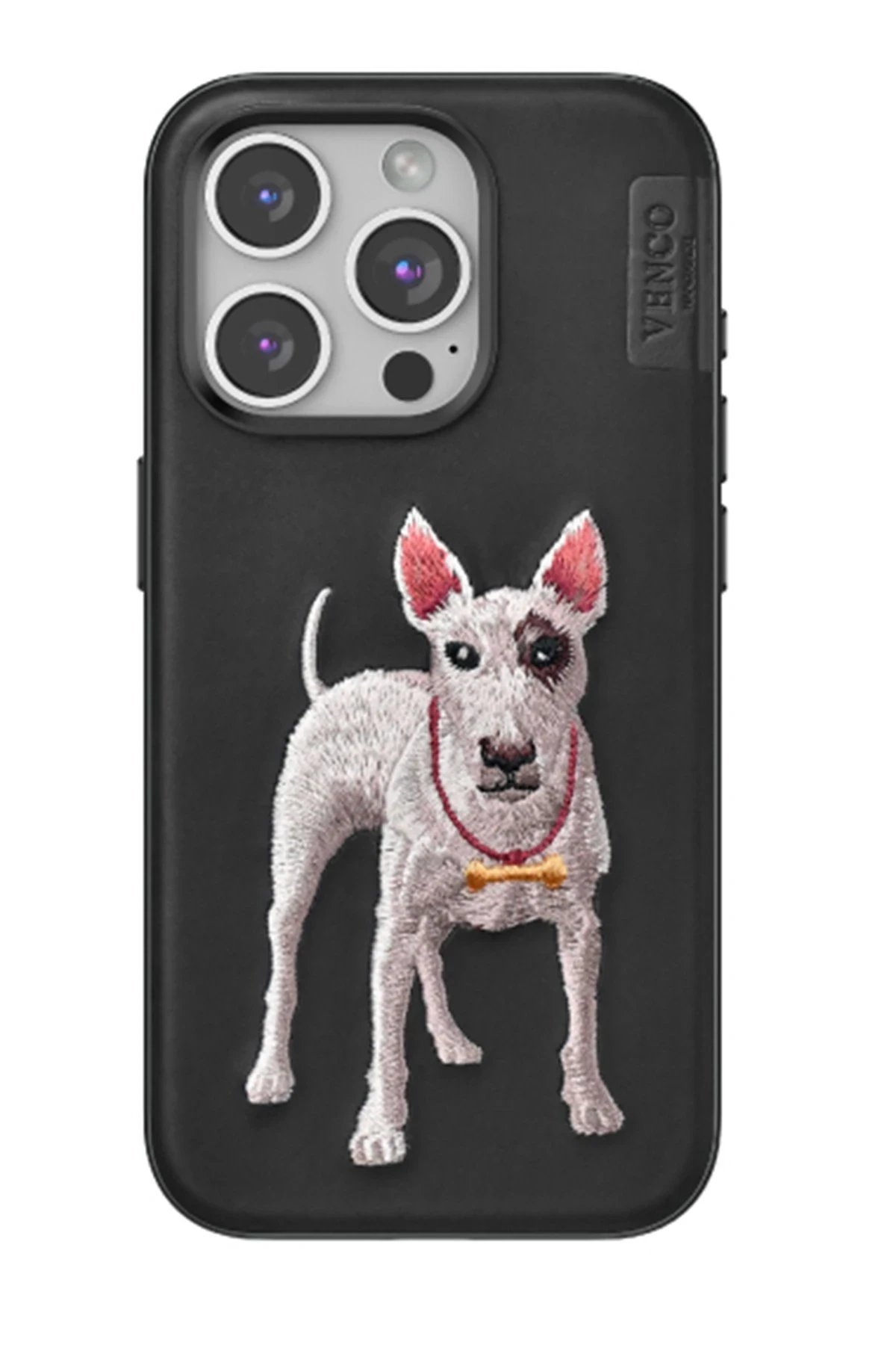 iPhone 15 Pro Perma Desenli Kapak - Siyah-(5796)