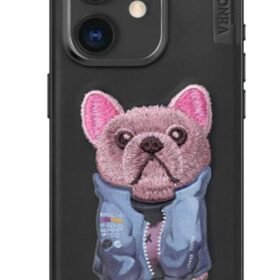 iPhone 11 Cute Desenli Kapak - Siyah-(5796)