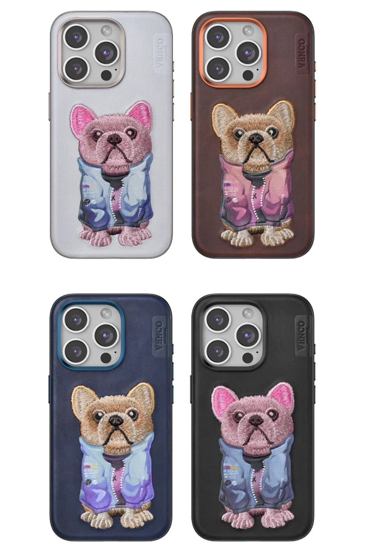 iPhone 14 Pro Max Cute Desenli Kapak - Siyah-(5796) - Görsel 3