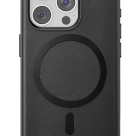 iPhone 15 Pro Max Puskas Magsafe Kapak - Siyah-(5796)