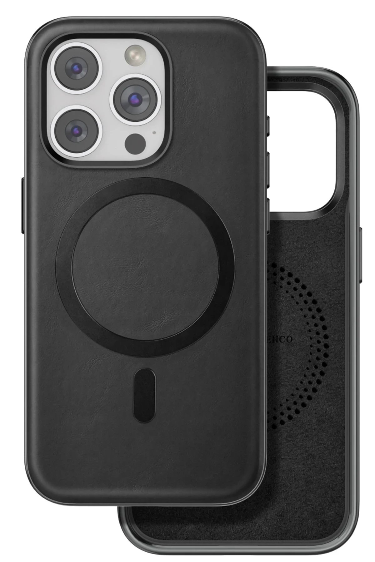 iPhone 15 Pro Max Puskas Magsafe Kapak - Siyah-(5796) - Görsel 2