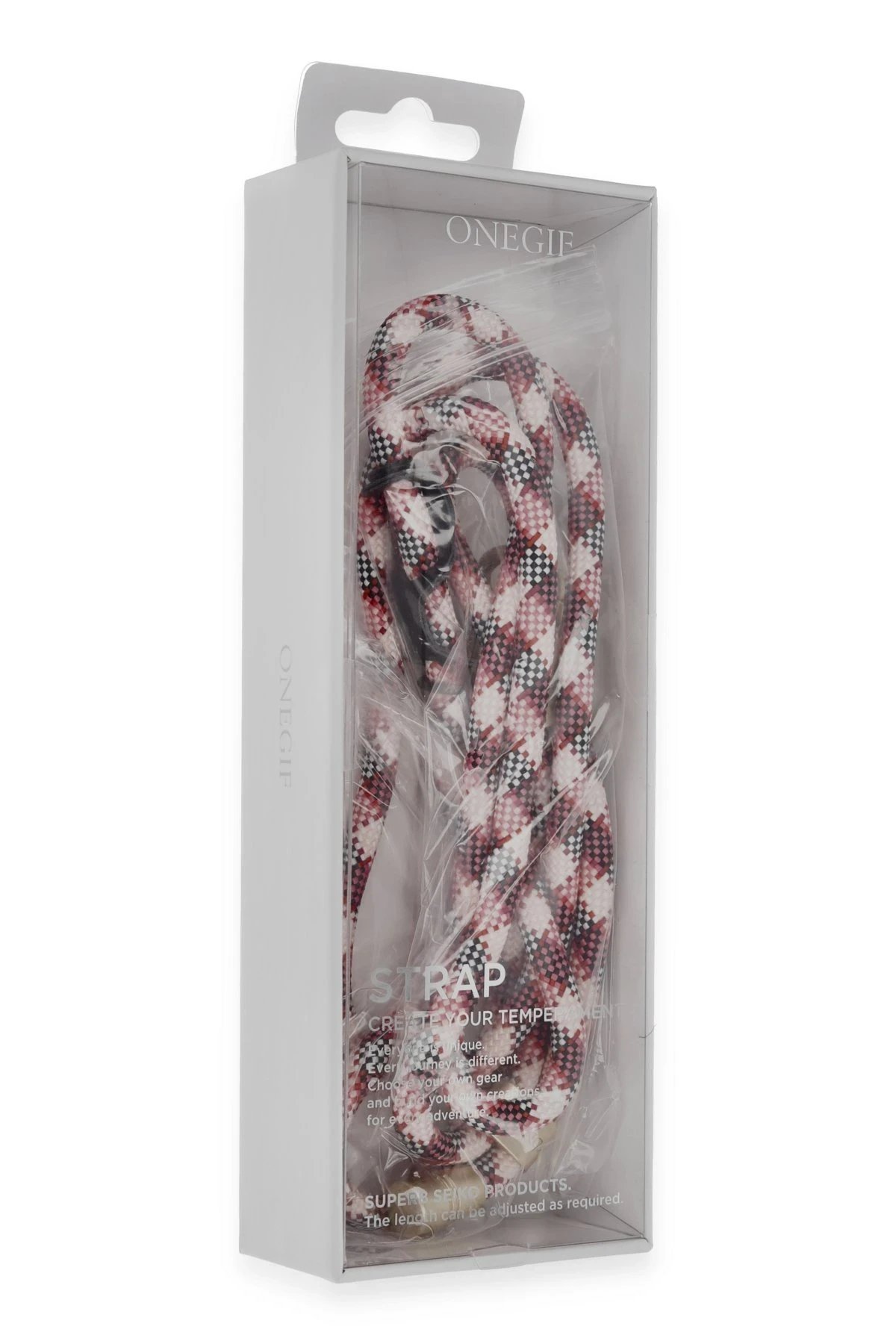 JE Desenli Boyun Askısı - Pembe-(5796) - Görsel 2