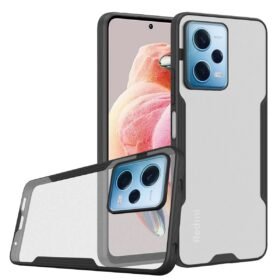 Xiaomi Redmi Note 12 5G Kılıf Platin Silikon - Siyah-(5796)