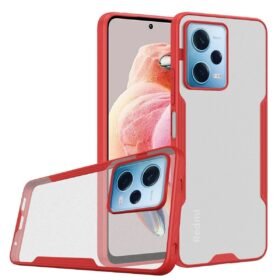 Xiaomi Redmi Note 12 5G Kılıf Platin Silikon - Kırmızı-(5796)