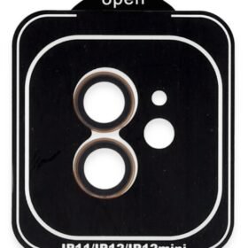 iPhone 11 PVD Metal Kamera Lens - Turuncu-(5796)