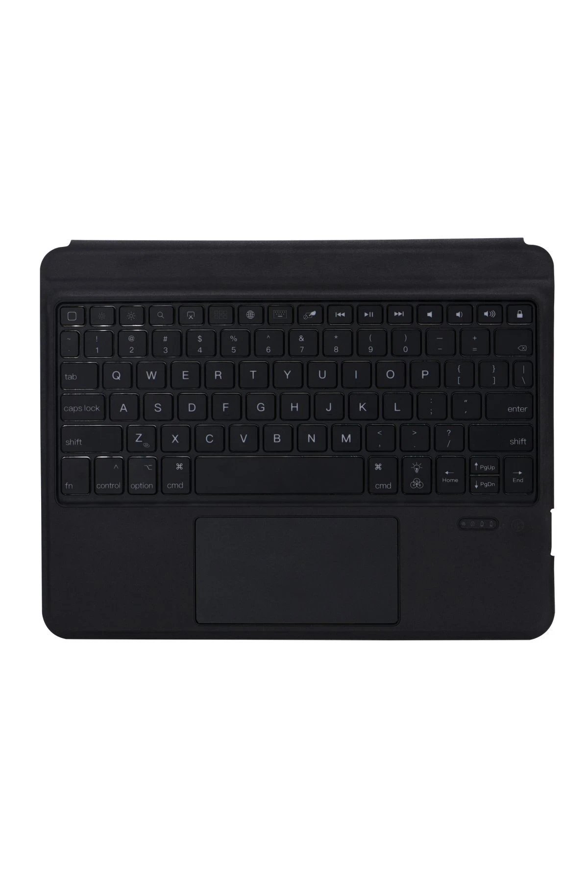 T5207D iPad Pro 11 (2022) Kılıf İnter Ledli Klavyeli Tablet Kılıfı - Siyah-(5796) - Görsel 5