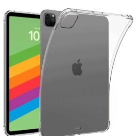 iPad Pro 13 (2024) Kılıf Anti Şeffaf Tablet Silikon - Şeffaf-(5796)