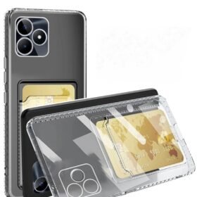 Realme Note 50 4G Kılıf Kart Şeffaf Silikon - Şeffaf-(5796)