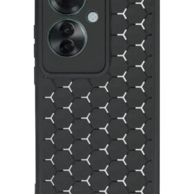 Oppo Reno 11F Kılıf Petek Silikon Kapak - Siyah-(5796)