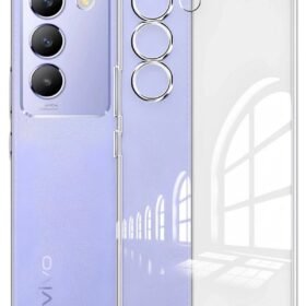 Vivo V30 Lite 4G Kılıf Lüx Şeffaf Silikon-(5796)