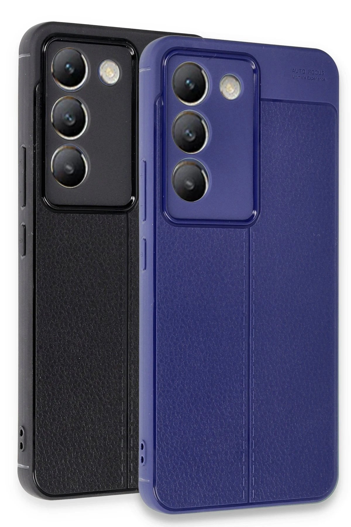 Vivo V30 Lite 4G Kılıf Auto Focus Kapak - Lacivert-(5796) - Görsel 4