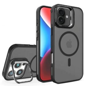 iPhone 16 Plus Flet Lens Magsafe Kapak - Siyah-(5796)