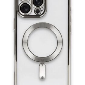 iPhone 16 Pro Kılıf Kross Magneticsafe Kapak - Titan Gri-(5796)