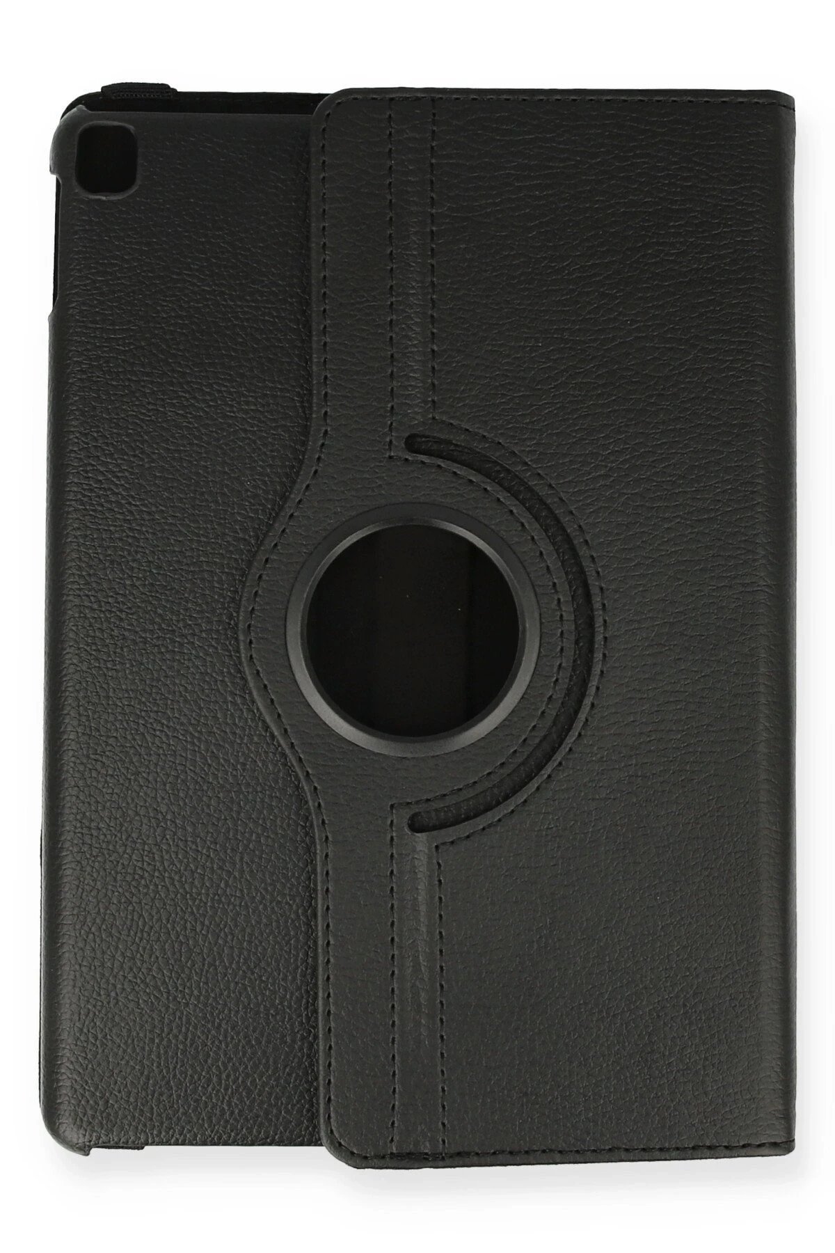 iPad Pro 13 (2024) Kılıf 360 Tablet Deri Kılıf - Siyah-(5796)