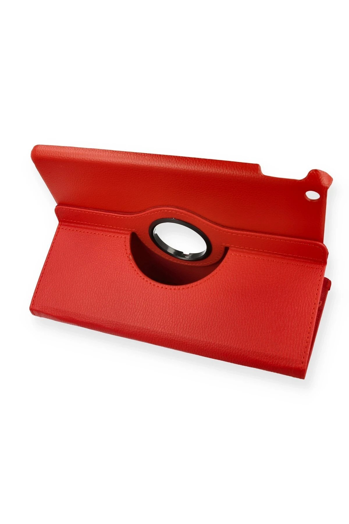 iPad Pro 13 (2024) Kılıf 360 Tablet Deri Kılıf - Kırmızı-(5796) - Görsel 2