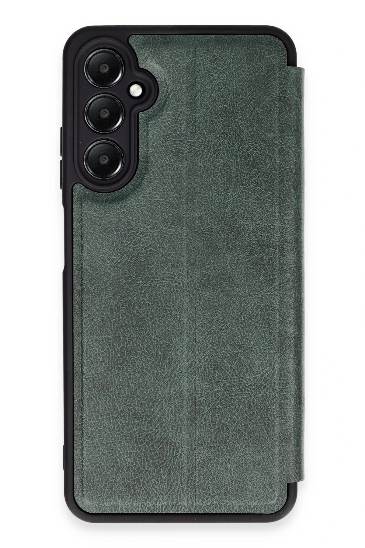 Samsung Galaxy A25 5G Kılıf Flip Cover - Koyu Yeşil-(5796)