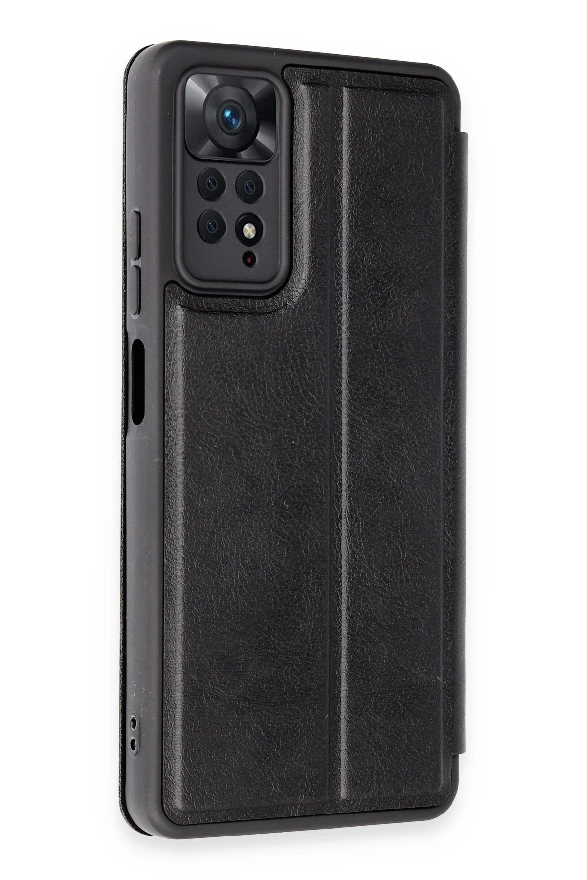 Xiaomi Redmi Note 12 Pro 4G Kılıf Flip Cover - Siyah-(5796) - Görsel 2