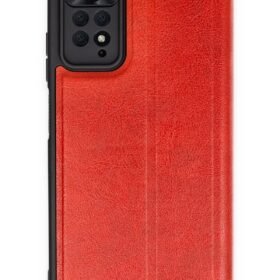 Xiaomi Redmi Note 12 Pro 4G Kılıf Flip Cover - Kırmızı-(5796)