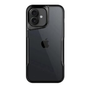 iPhone 16 Kılıf Boyi Silikon Kapak - Siyah-(5796)