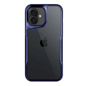iPhone 16 Plus Kılıf Boyi Silikon Kapak - Lacivert-(5796)