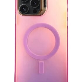 iPhone 14 Pro Max Primera Magsafe Standlı Kapak - Pembe-(5796)