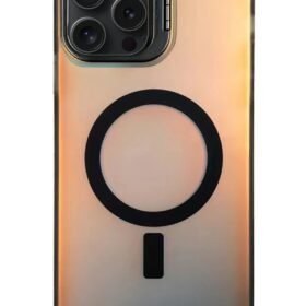 iPhone 15 Pro Max Primera Magsafe Standlı Kapak - Siyah-(5796)