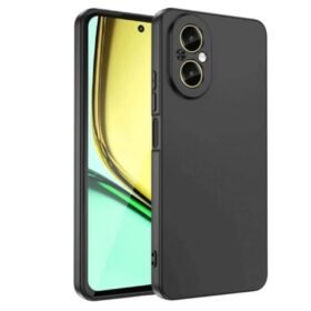 Realme 12 Lite Kılıf First Silikon - Siyah-(5796)