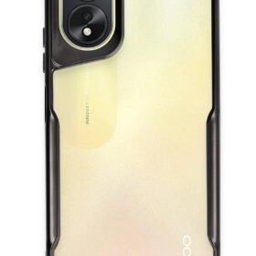 Oppo A38 Kılıf Boyi Silikon Kapak - Siyah-(5796)