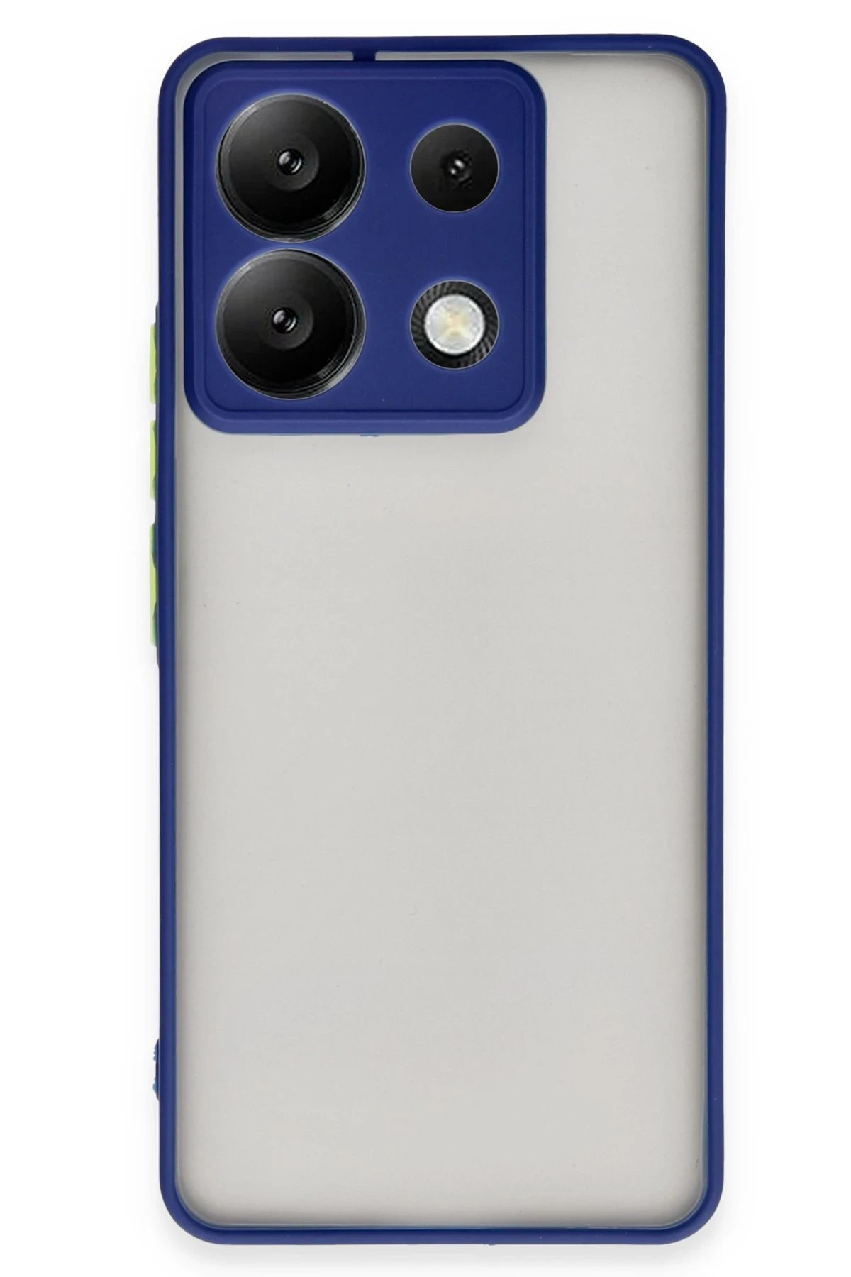 Xiaomi Redmi Note 13 5G Kılıf Montreal Silikon Kapak - Lacivert-(5796)